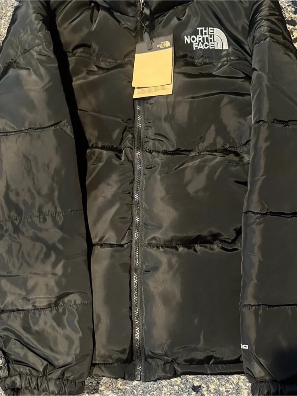 The North Face Black Quilted Puffer Jacket 700